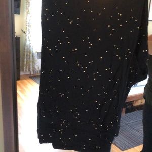 Soma cool night pj pants - black with gold stars